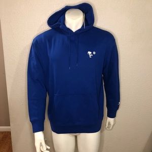 Levi's Peanuts Snoopy Soccer Hoodie Blue Medium